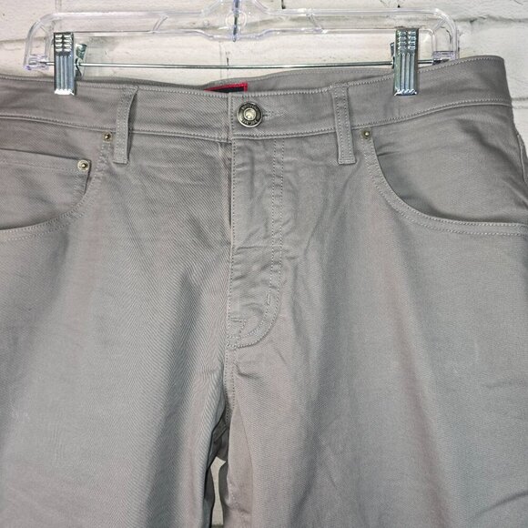 MENS UNTUCKit GRAY RELAXED FIT GRAY PANTS SIZE  36 X 30 EUC - Picture 2 of 7